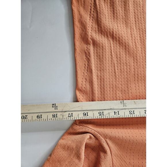 Athleta Orange All Over Mesh Pullover Top Women's Small - Picture 5 of 5